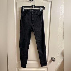 Dark Grey/Black Skinny Jeans
